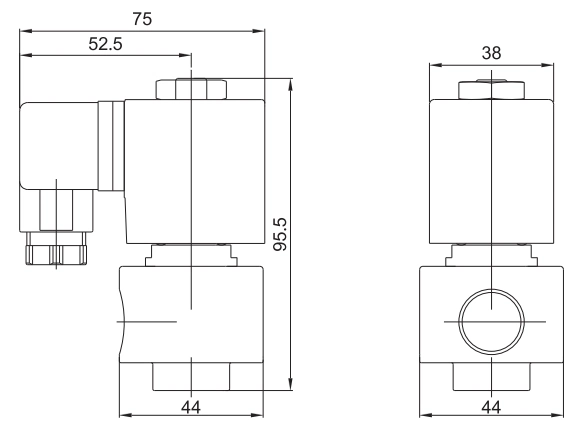 3/8′′ Food Grade Safe Sanitary Beverage Beer Water Control Plastic Solenoid Valve 12VDC 24VDC 24VAC 110VAC 220VAC